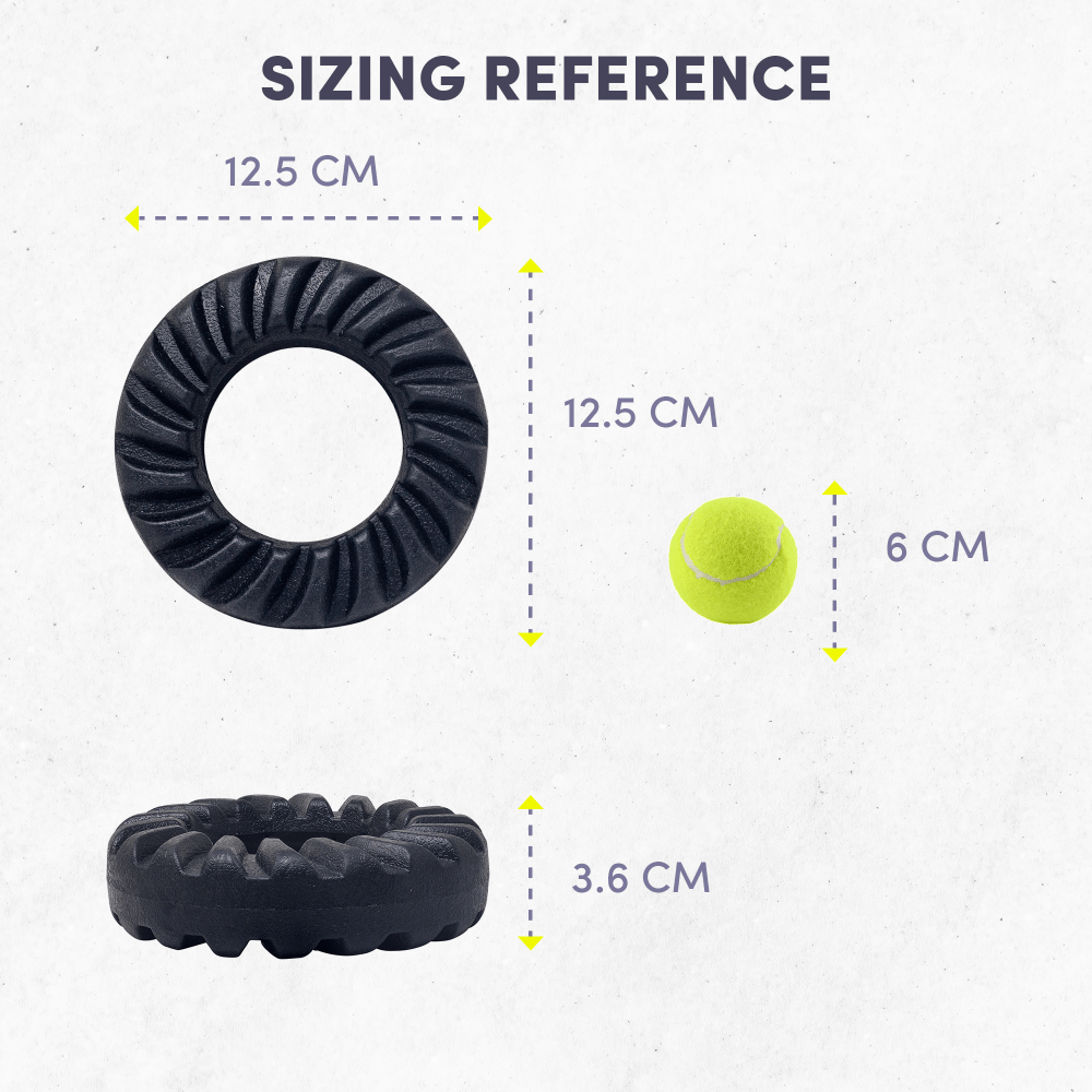 Barkbutler x Fofos Tyre Toy for Dogs image 2