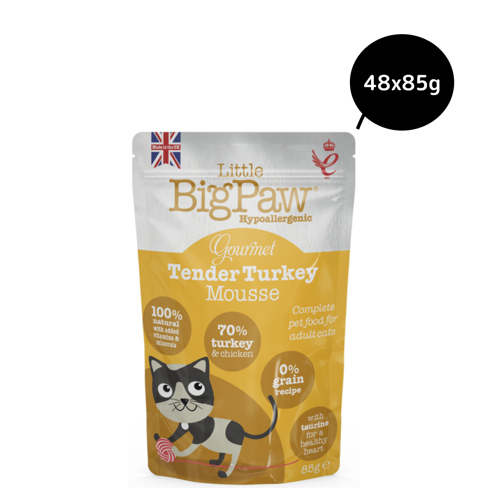 Little Big Paw Tender Turkey Mousse Cat Wet Food image 8