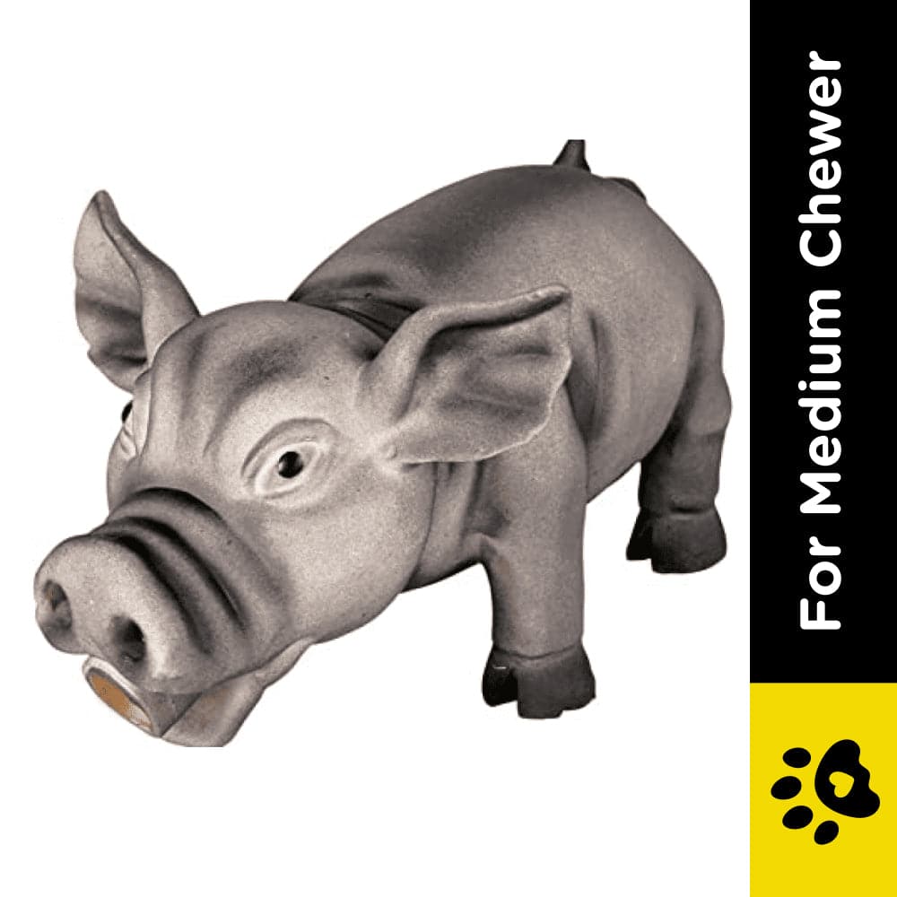 Trixie Pig Animal Sound Latex/Polyester Fleece Toy for Dogs image 2
