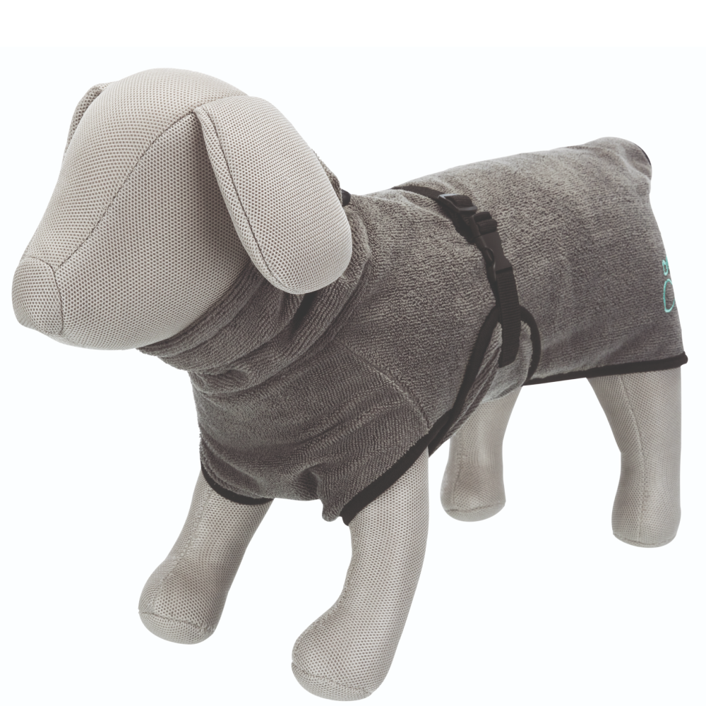 Trixie Bathrobe for Dogs (60cm, Grey) image 4