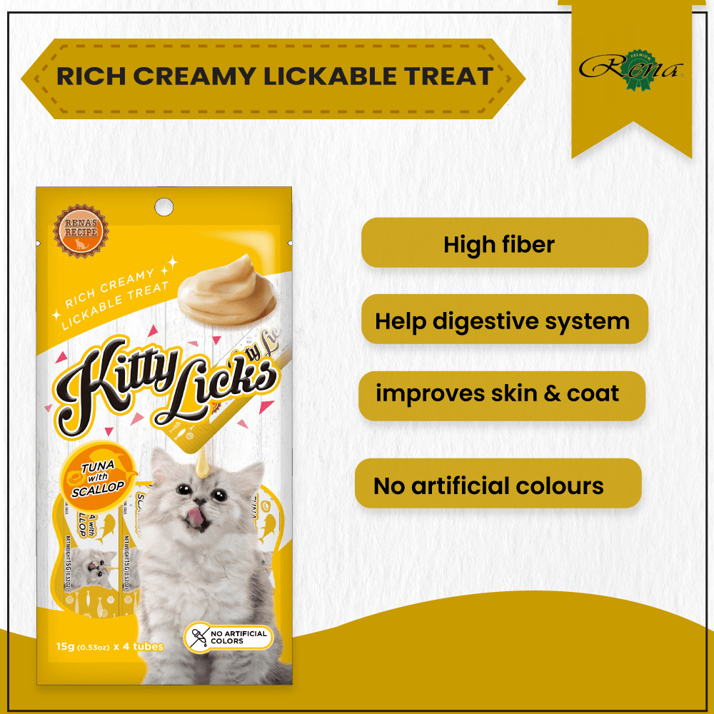 Kitty Licks Tuna Scallop Cat Treats image 4