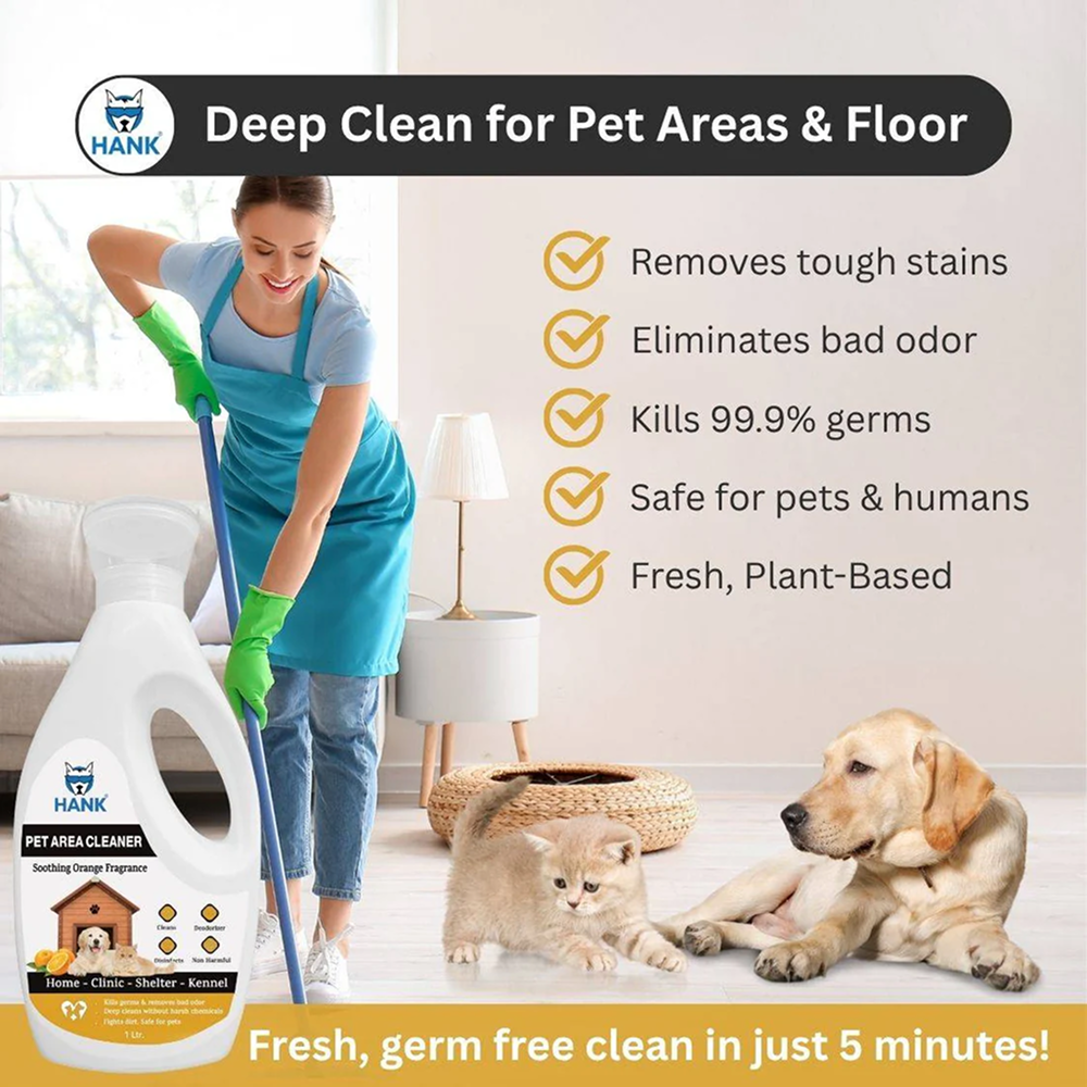 Hank Orange Pet Friendly Floor Cleaner Kennel Wash Floor Cleaner For Dog image 2