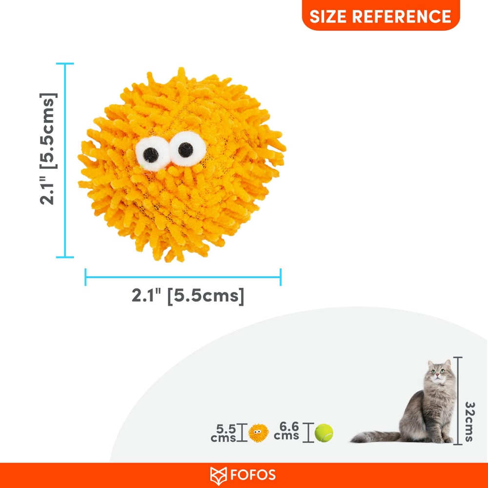 Barkbutler x Fofos Geek Ball Chew Toy for Cats image 3