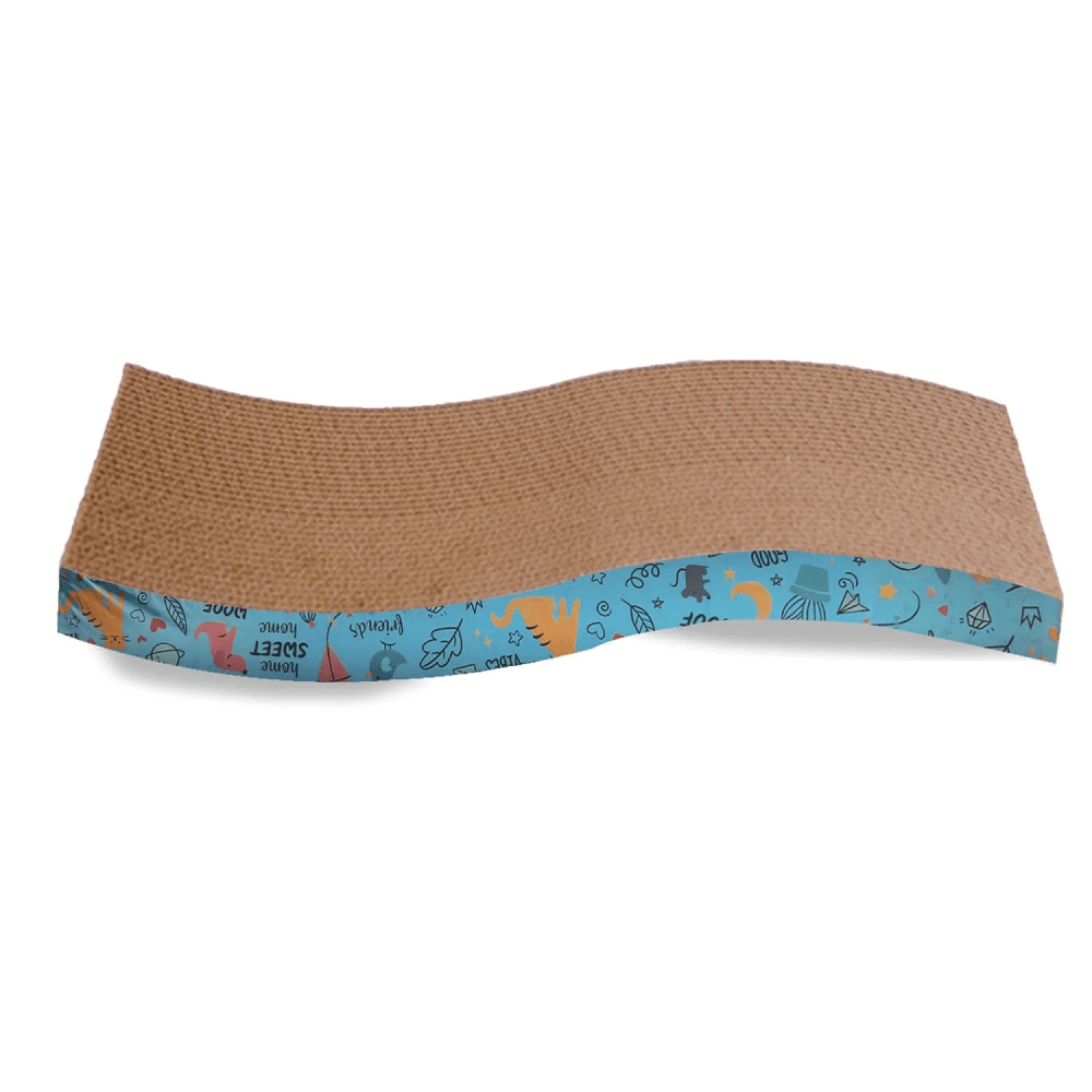 Goofy Tails Scratcher for Cats (Yellow) image 2