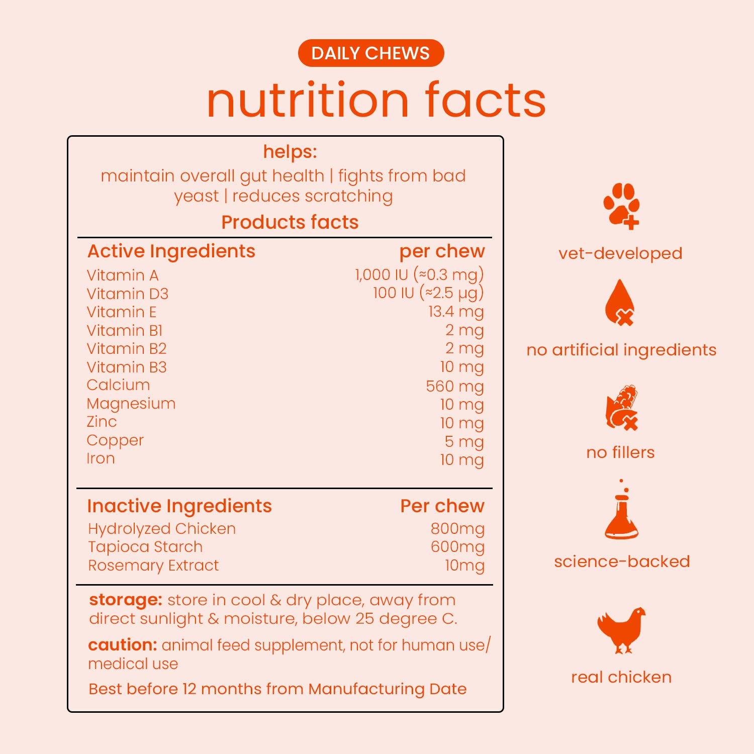 Nootie+ Multivitamin Daily Chews Supplement for Dogs image 5