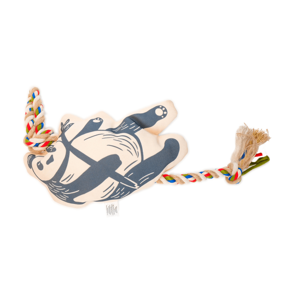 Barkbutler x Fofos Flossy Rope Toy With Panda for Dogs image 7