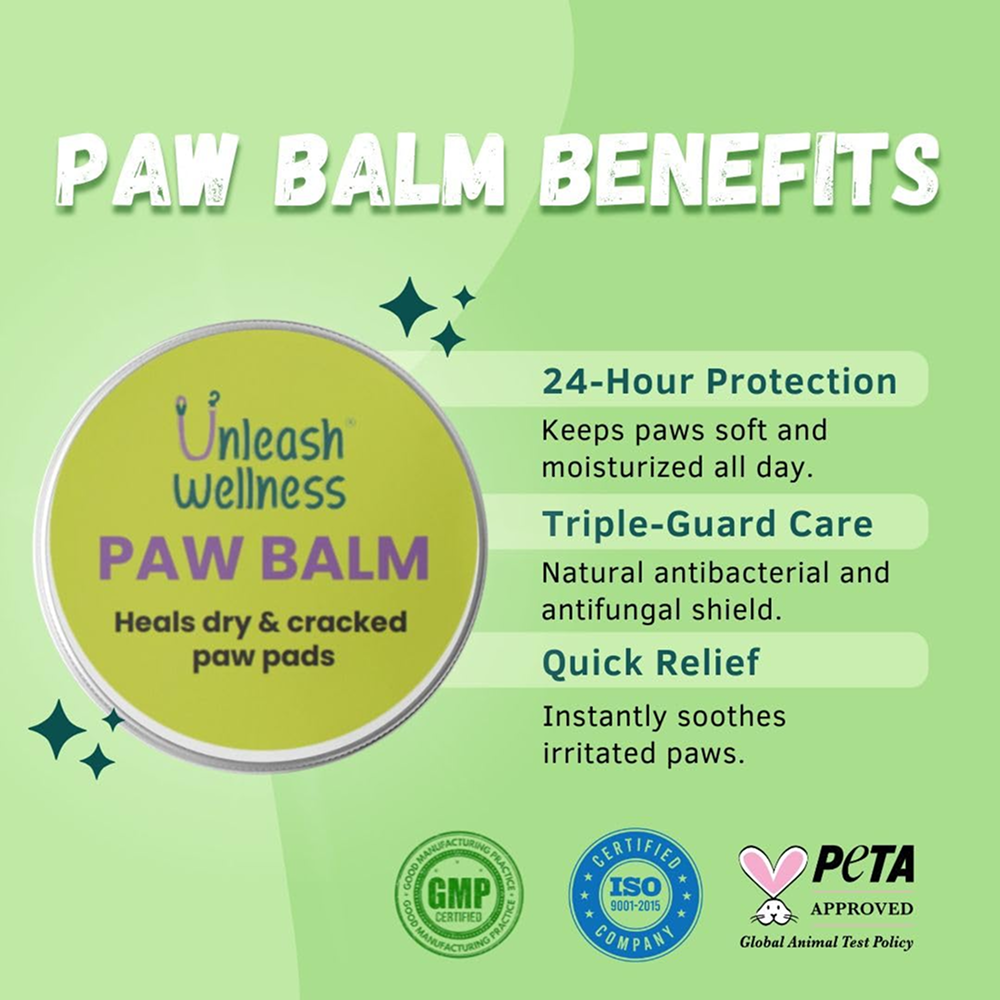 Unleash Wellness Natural Paw Balm for Dogs and Cats image 4