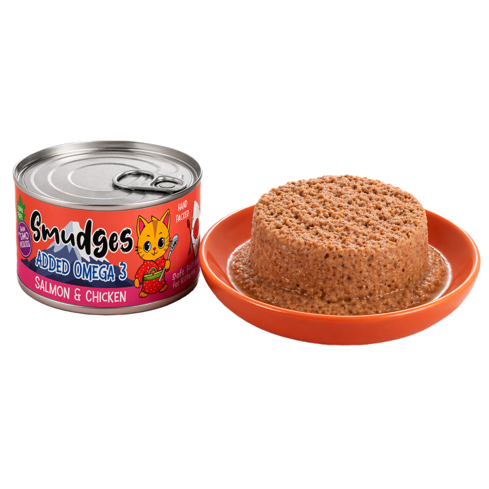 Smudges Salmon Pate Mixed with Shredded Chicken Kitten Wet Food image 5