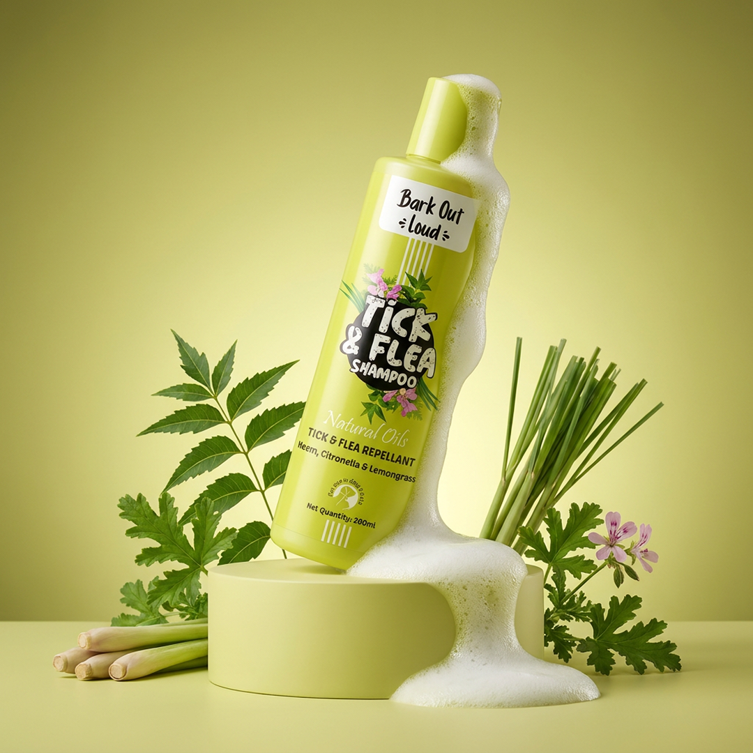 Bark Out Loud Tick & Flea Shampoo for Dogs and Cats image 2
