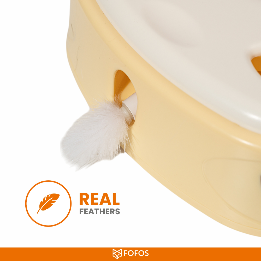 Barkbutler x Fofos Cheese Box Interactive Toy for Cats image 4