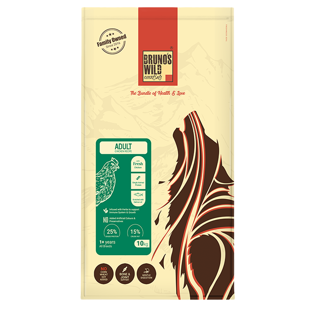Bruno's Wild Essentials Chicken Recipe Adult Dog Dry Food image 1