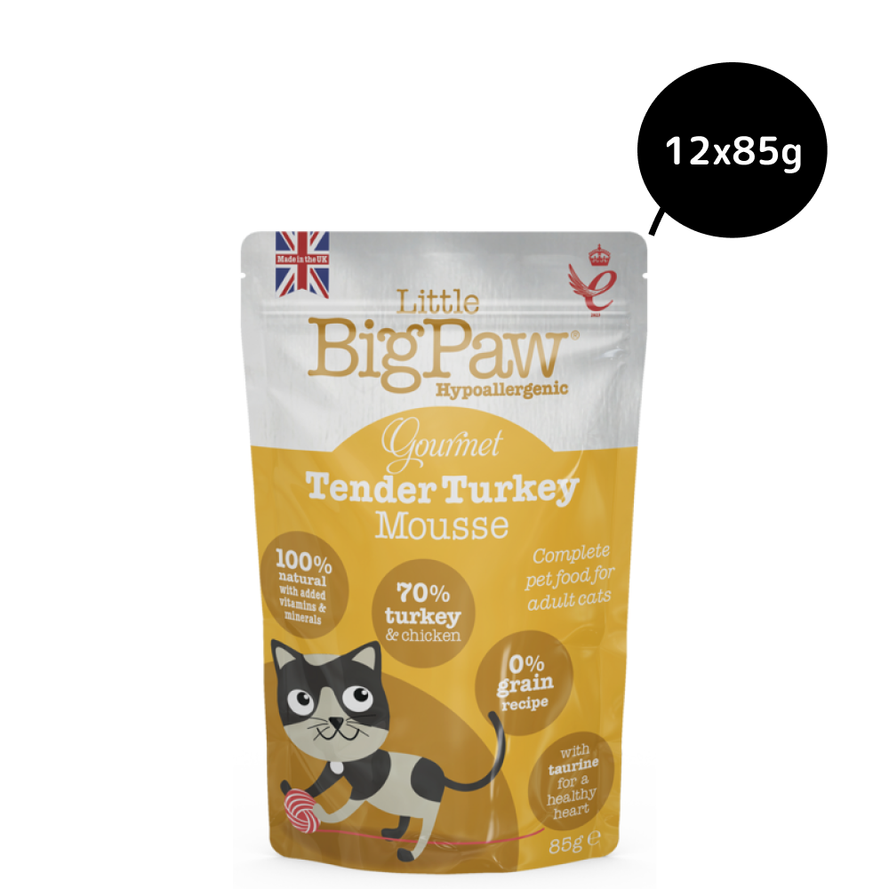 Little Big Paw Tender Turkey Mousse Cat Wet Food image 7
