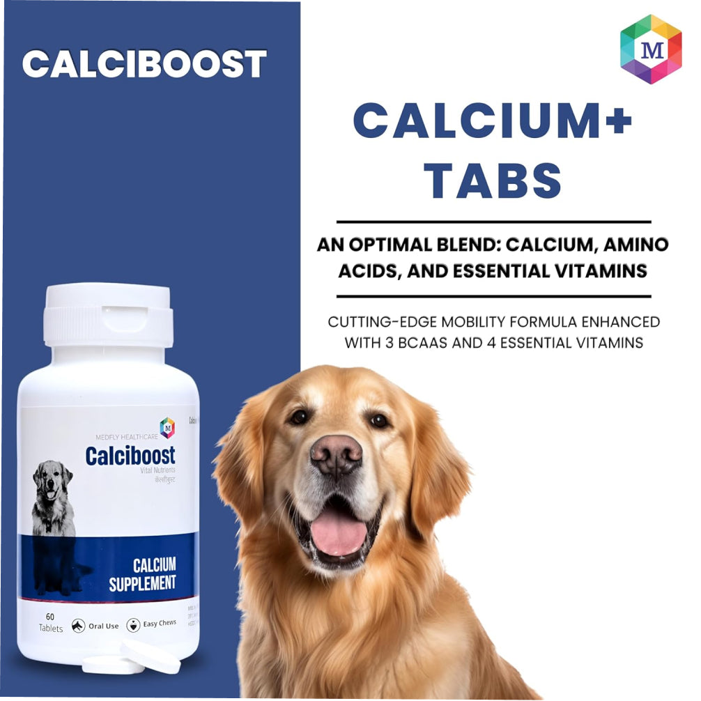 Medfly Healthcare Calciboost Tablets Calcium Supplement for Dogs and Cats image 3