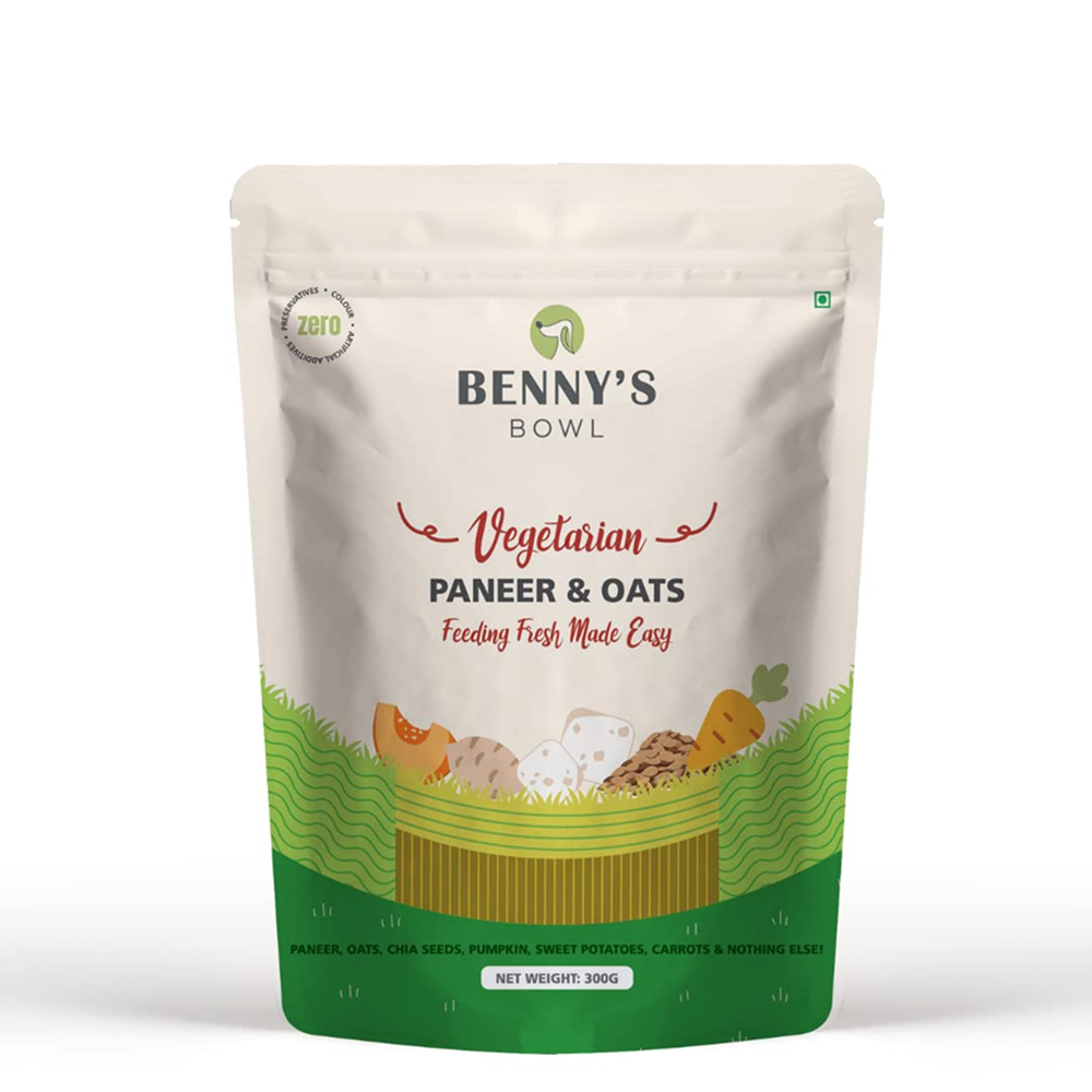 Bennys Bowl Paneer and Oats Rice Dog Fresh and Wet Food image 1