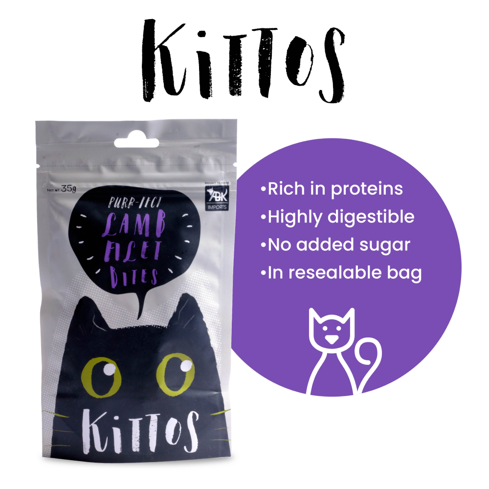 Kittos Purr fect Lamb Filet Bites Cat Treats image 5