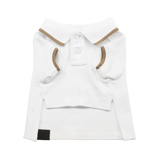 Boss Classic Polo Tshirt for Dogs (Bright White) image 1