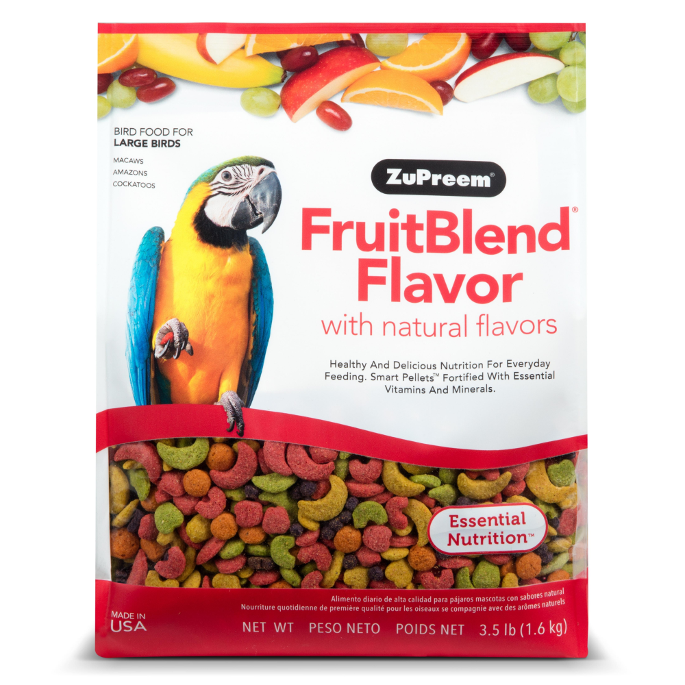 ZuPreem FruitBlend Flavor with Natural Flavors Avian Diets Large Bird Food image 2