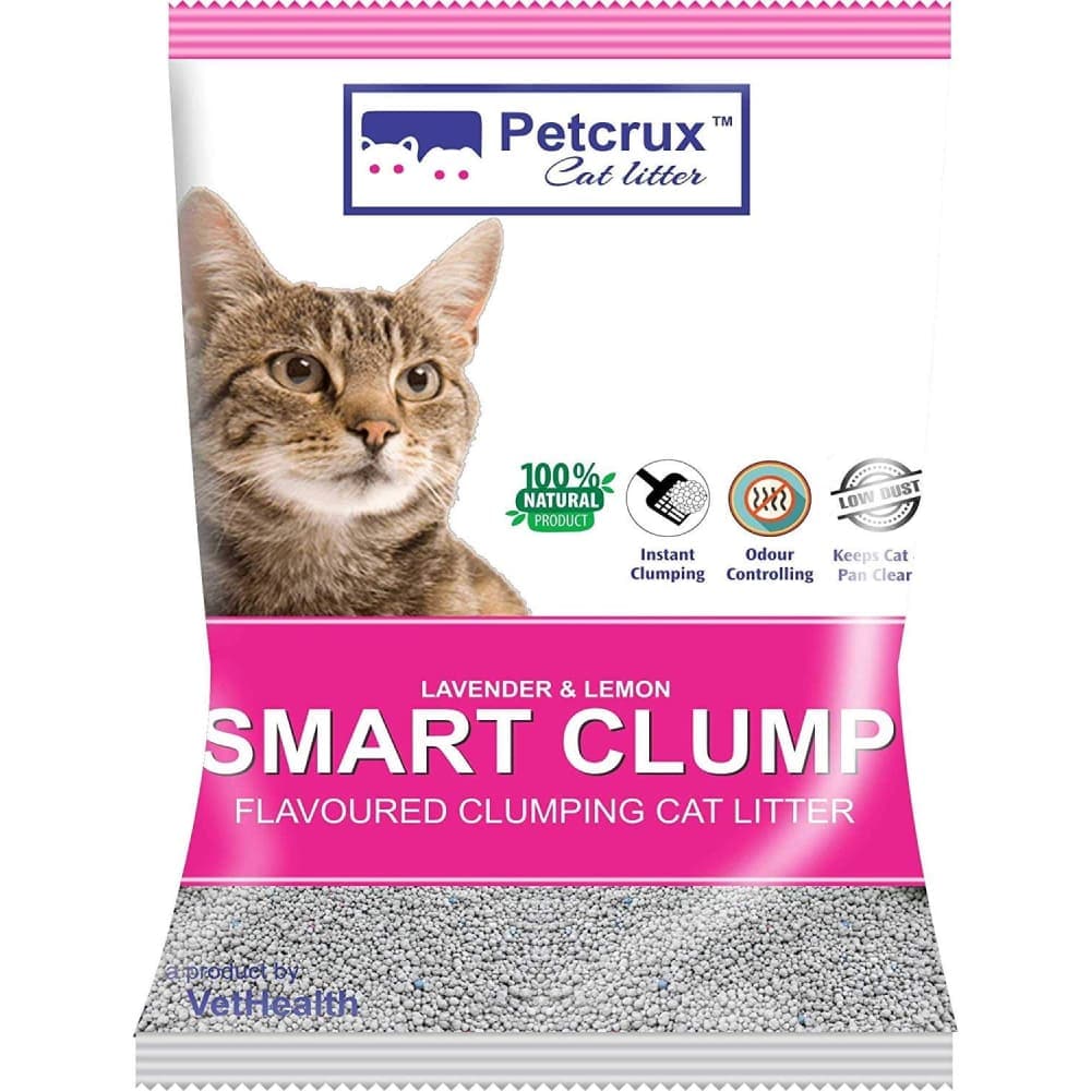 Petcrux Lavender & Lemon Scented Smart Clumping Cat Litter image 3