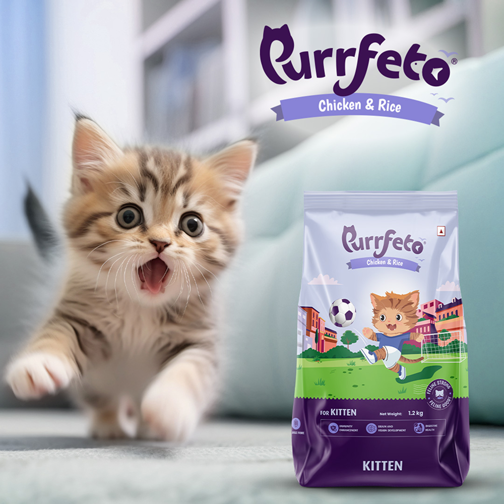 Purrfeto Chicken and Rice Kitten Cat Dry Food image 7