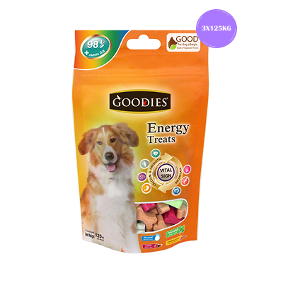Goodies Energy Treats Mixed Flavour Bone Shaped Dog Treats image 6