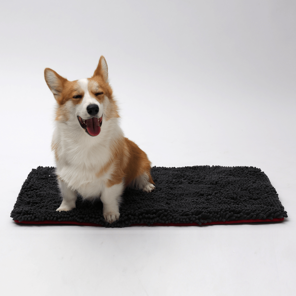 Barkbutler x Fofos Chenille Memory Foam Mat for Dogs and Cats (Grey) image 6