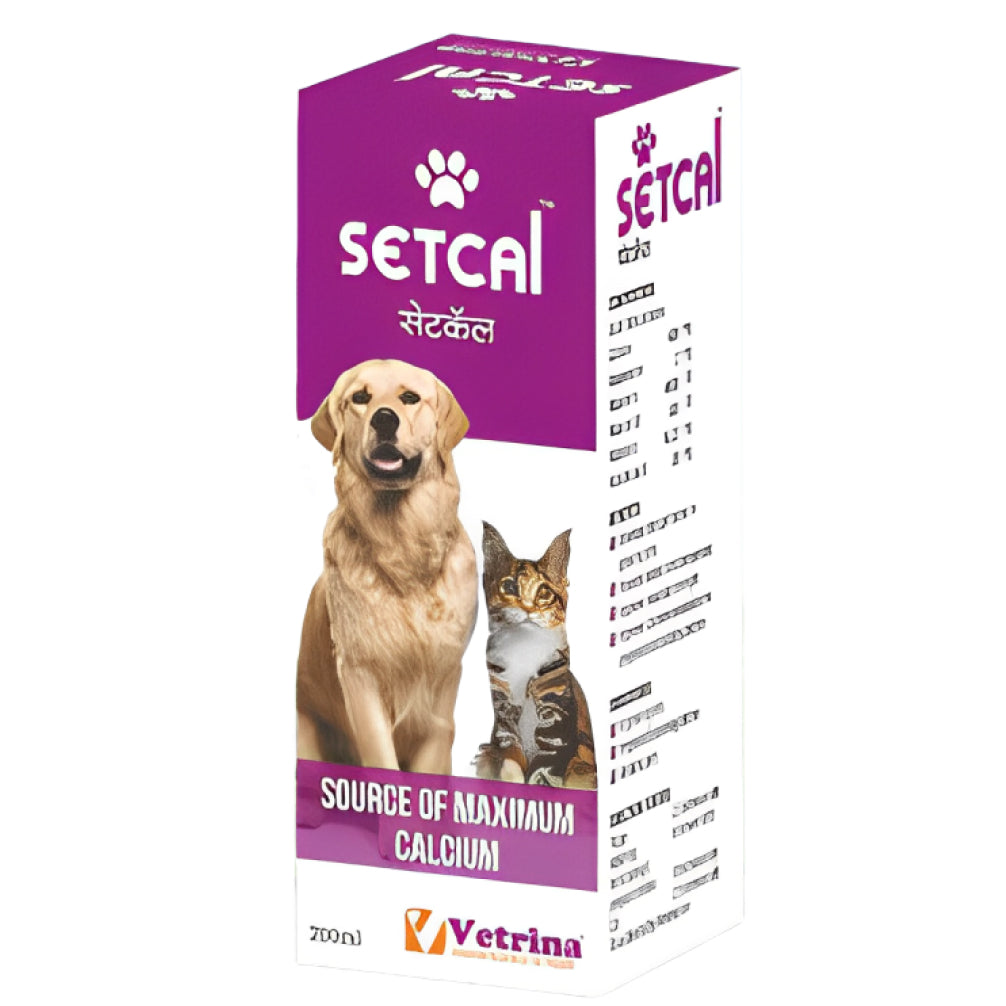 Vetrina Setcal Suspension Calcium Supplement for Dogs and Cats (200ml) image 2