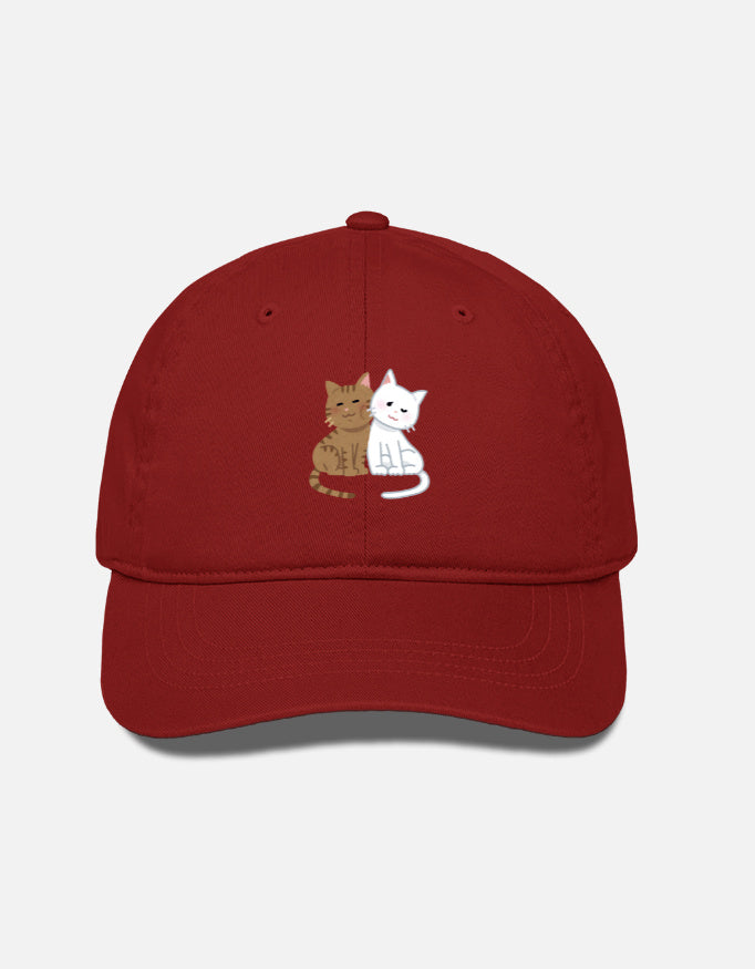 EverythingBoho Two Cats BaseBall Cap image 2