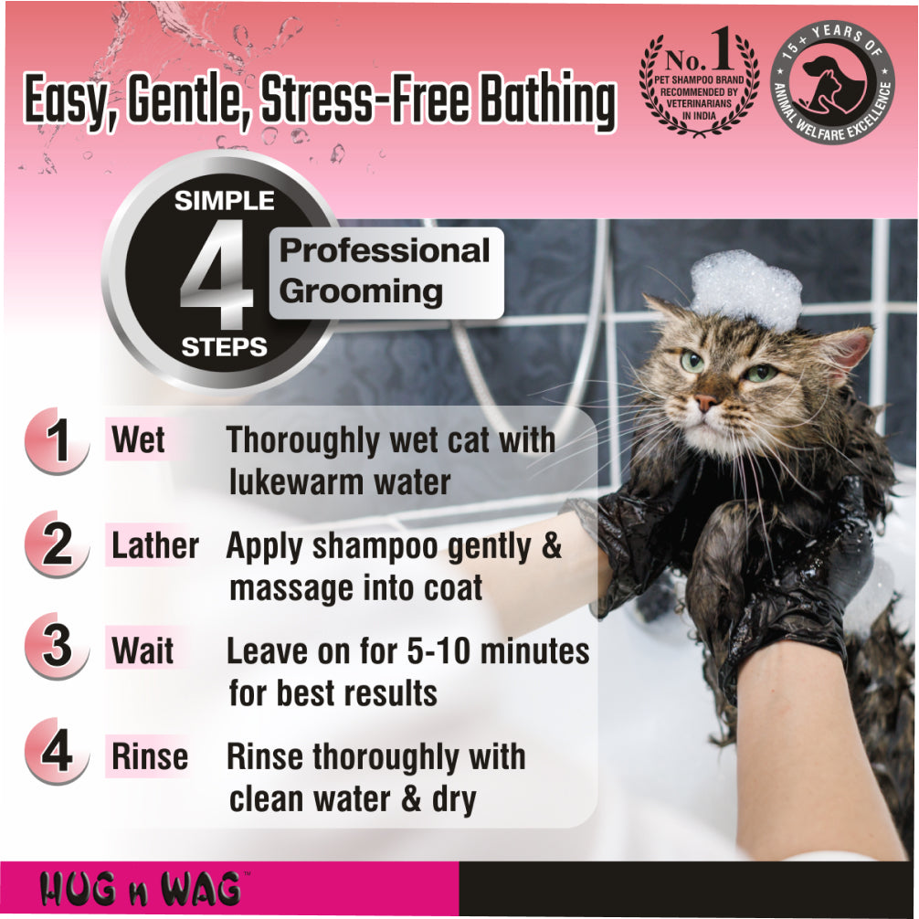 Ttk Hug n Wag Professional Mild Cat Shampoo with Pro Vitamin B5 image 10