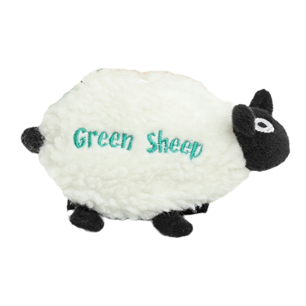 Talking Dog Club Baa Baa Black Sheep! Poop Bag Dispenser for Dogs and Cats (White)