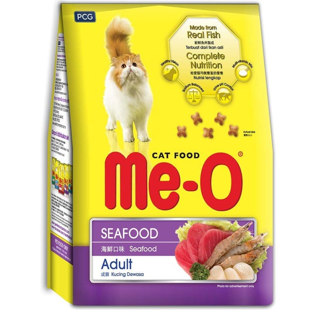 Me O Seafood Adult Cat Dry Food image 2