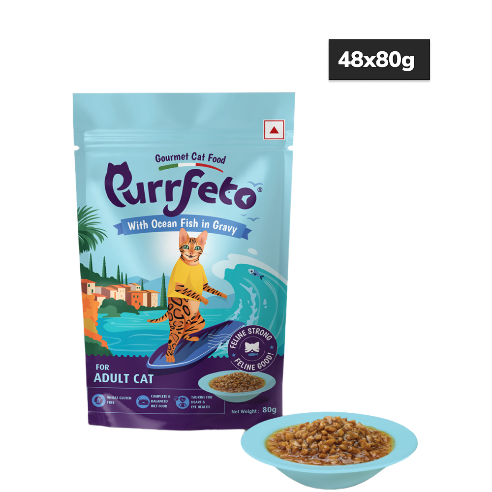 Purrfeto Ocean Fish in Gravy Adult Cat Wet Food image 8