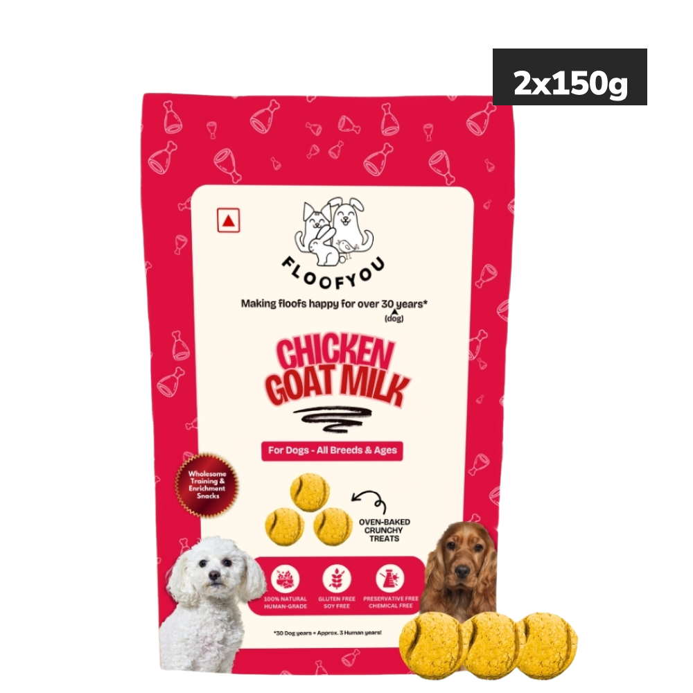 Floofyou Chicken Goat Milk Oven Baked Cookie Dog Treats image 2