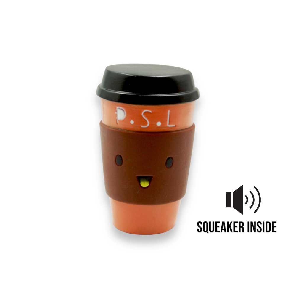 Talking Dog Club On The Go Coffee Cup Toy for Dogs (Brown) image 3
