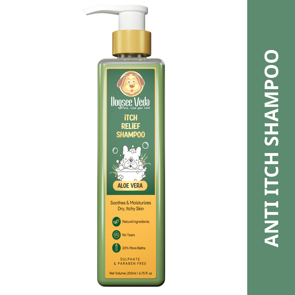 Dogsee Veda ITCH RELIEF Aloe Vera Shampoo for Dogs (400ml)