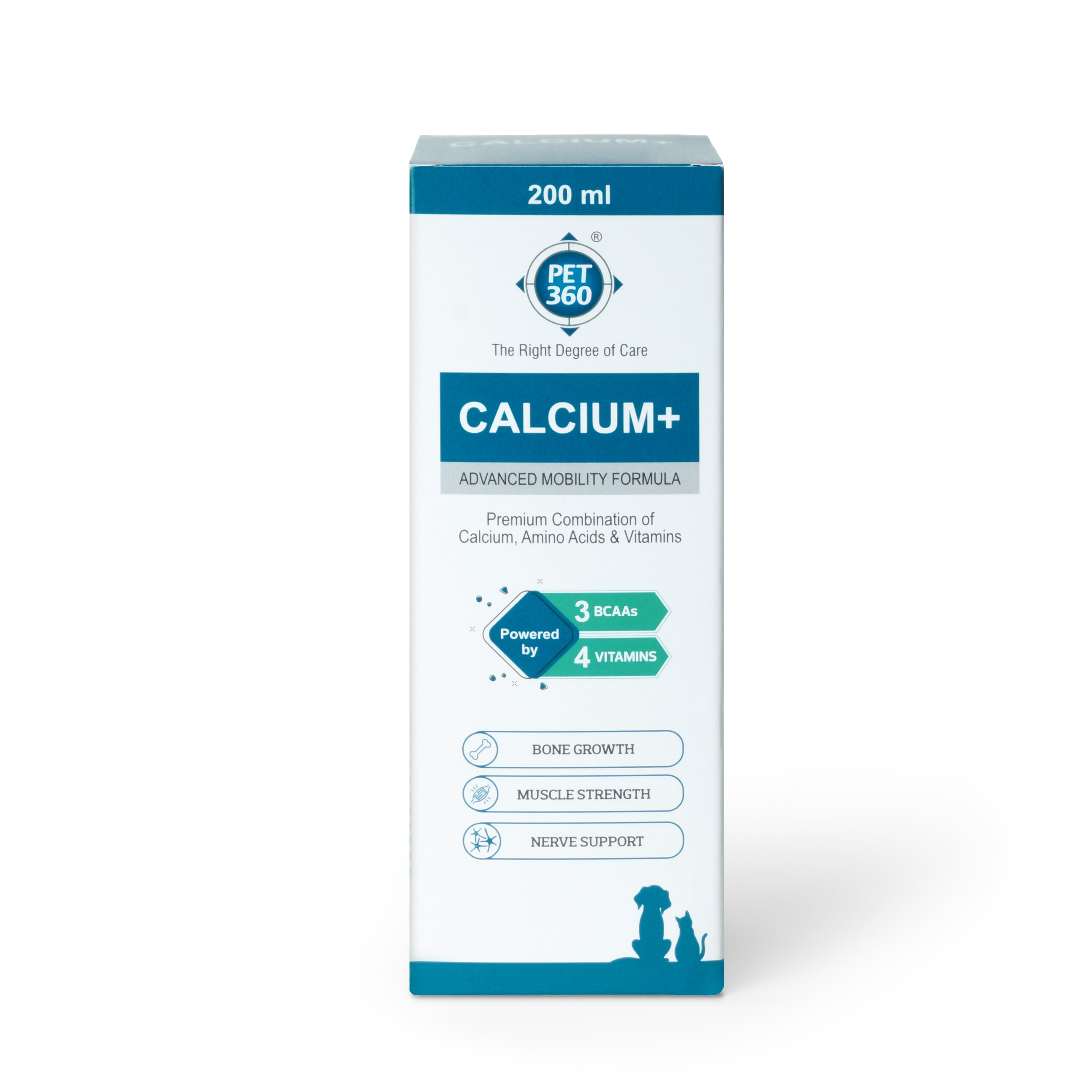 Pet360 Calcium+ Advanced Mobility Formula Syrup for Dogs & Cats