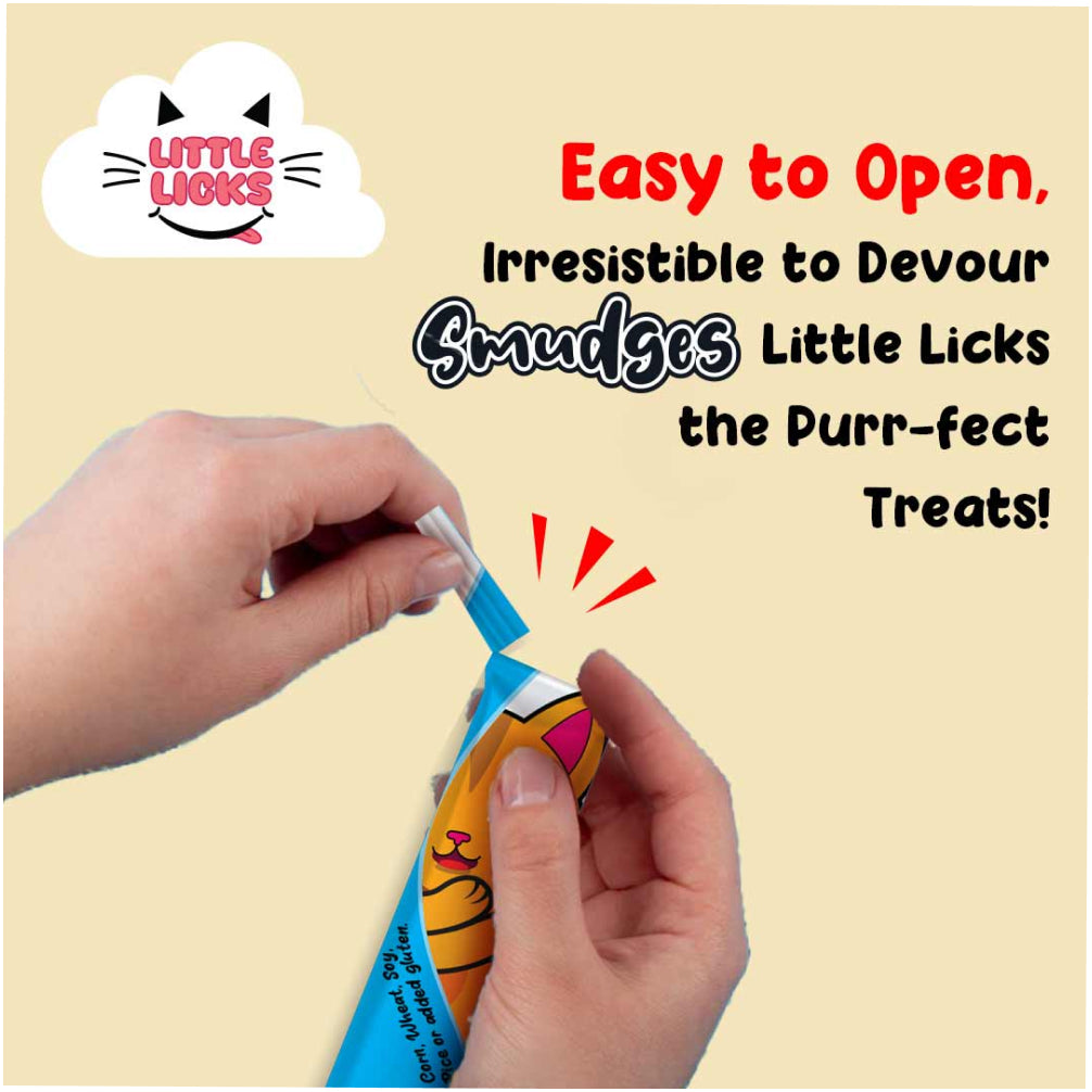 Smudges Little Licks Chicken and Cheese Creamy Bisque Adult Cat Treats image 5