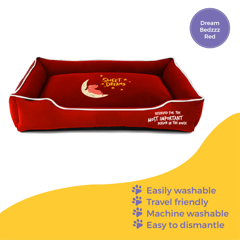 Captain Zack Dream Bedzzz for Dogs (Red) image 5