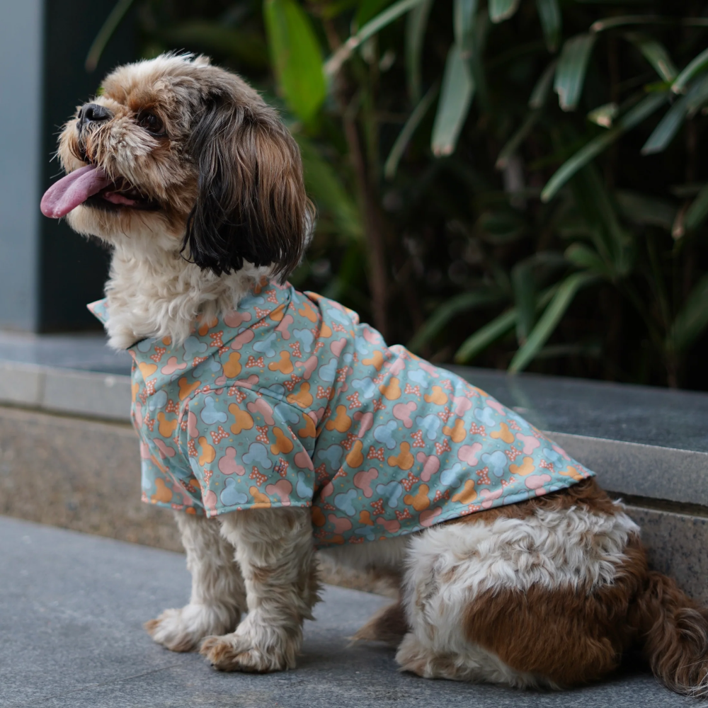 Pawgypets Mickey Overloaded Shirt for Dogs (Pastel Green) image 2