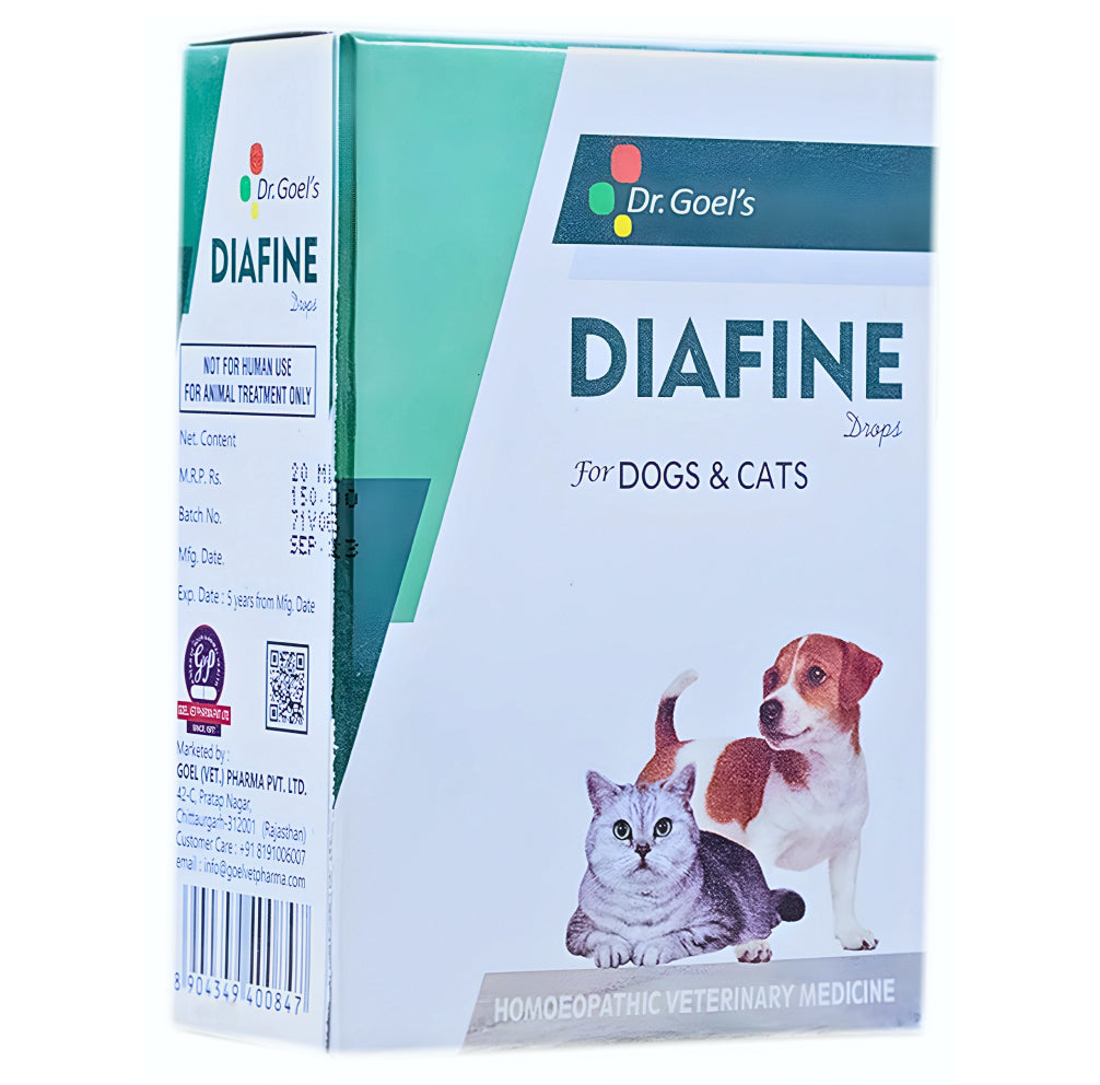 Dr Goel's Diafine Drops for Dogs and Cats (20ml) image 2
