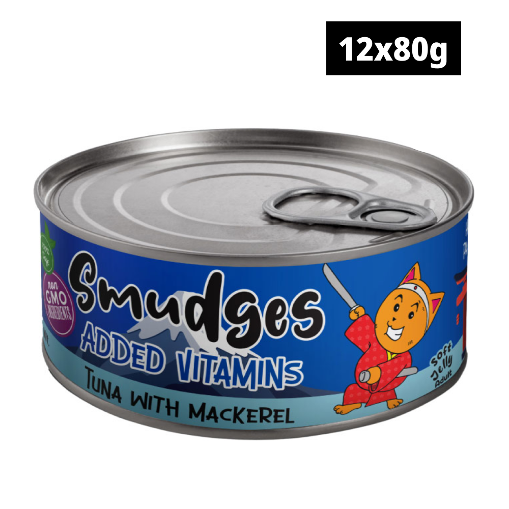 Smudges Tuna Flakes with Mackerel in Soft Jelly Adult Cat Wet Food image 4