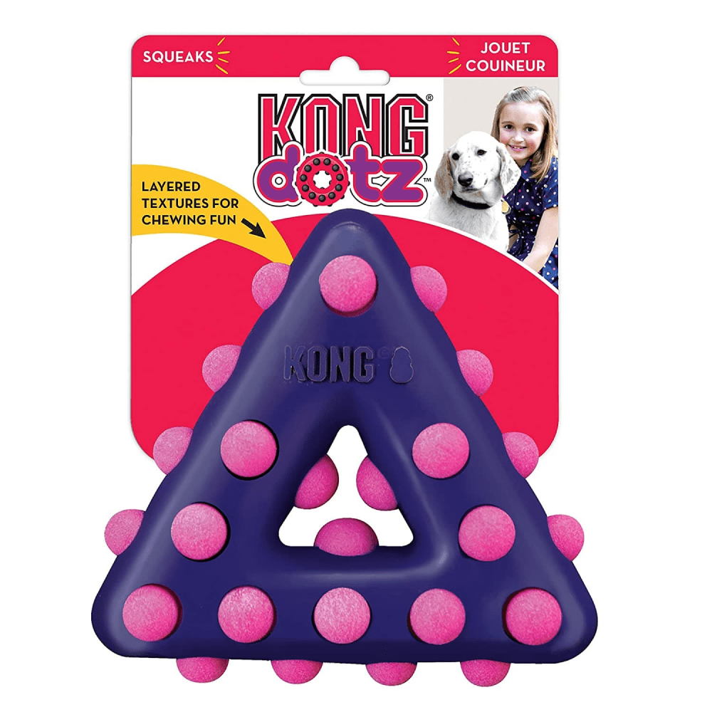 Kong Dotz Triangle Toy for Dogs image 3
