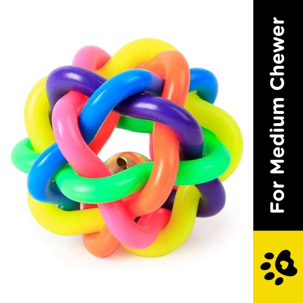 Pet Vogue Bouncy Rubber Ball for Dogs & Cats | For Medium Chewers image 2