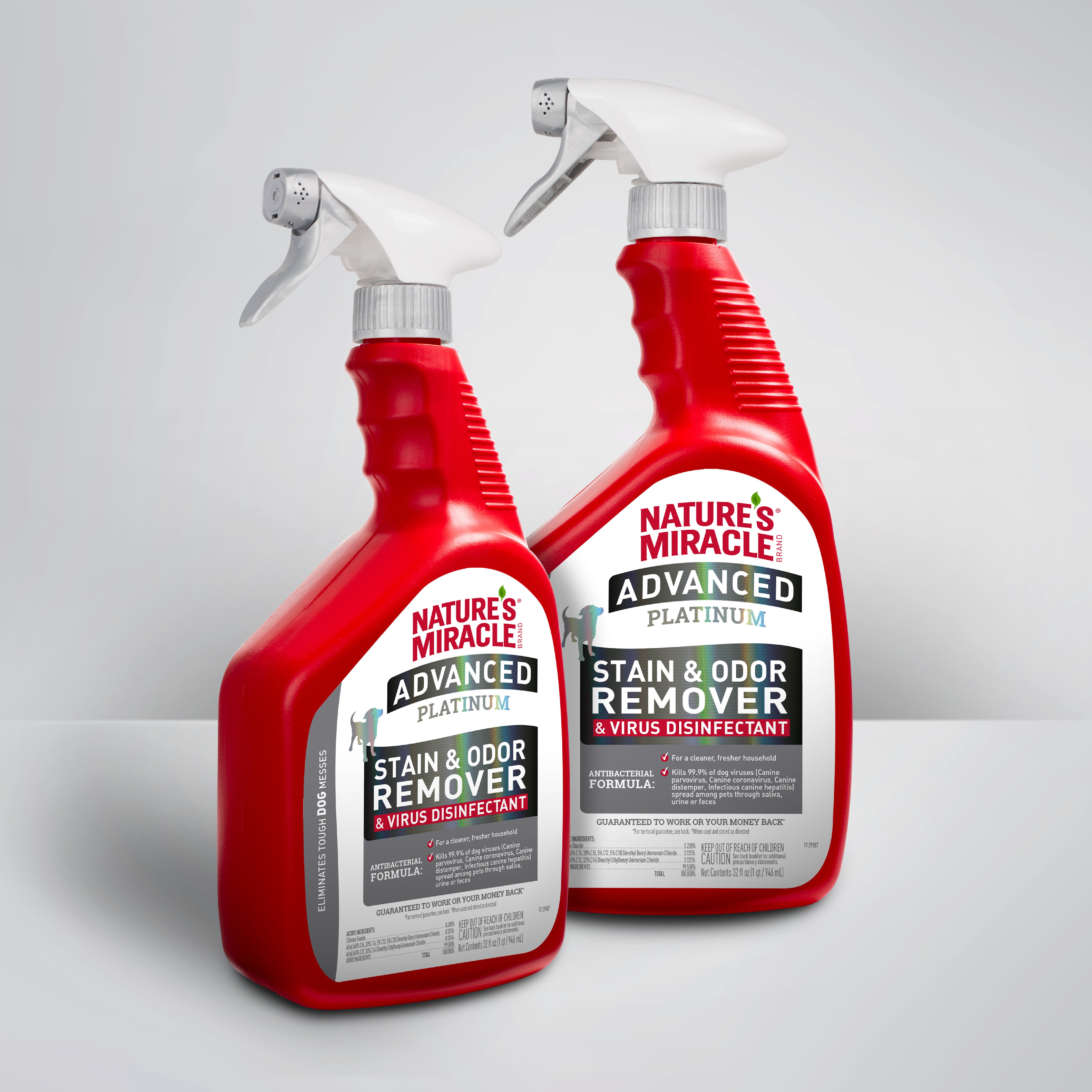 Nature's Miracle JFC Fresh Scented Advanced Platinum Stain and Odor Remover and Virus Disinfectant for Cats image 8