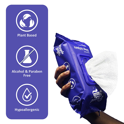 Purple Tails Canada Unscented Wipes for Dogs image 5