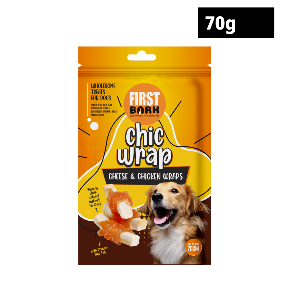 First Bark Cheese & Chicken Wrap Dog Treats image 3