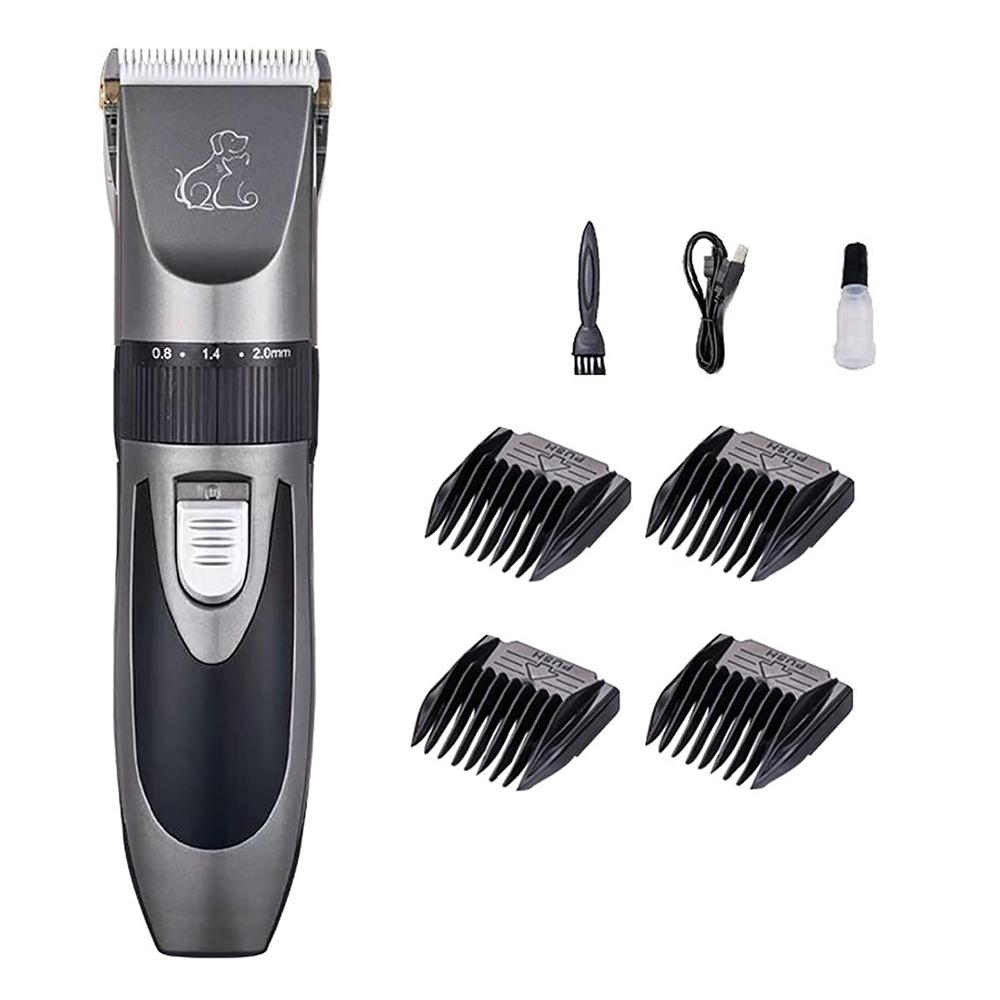 PetVogue Unisex Kit Clipper with Low Noise Rechargeable Hair Trimmer for Dogs and Cats