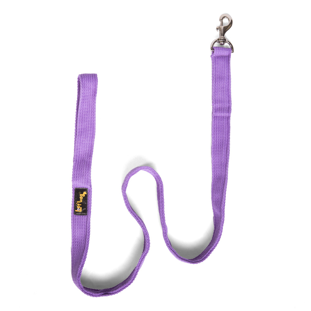 Let's Wag Single Handle Fabric Leash for Dogs (Purple) image 4