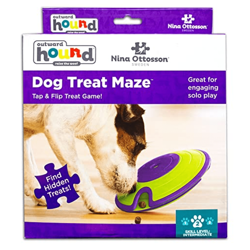 Outward Hound Nina Ottosson Treat Maze Puzzle for Dogs (Level 2 Intermediate) image 9