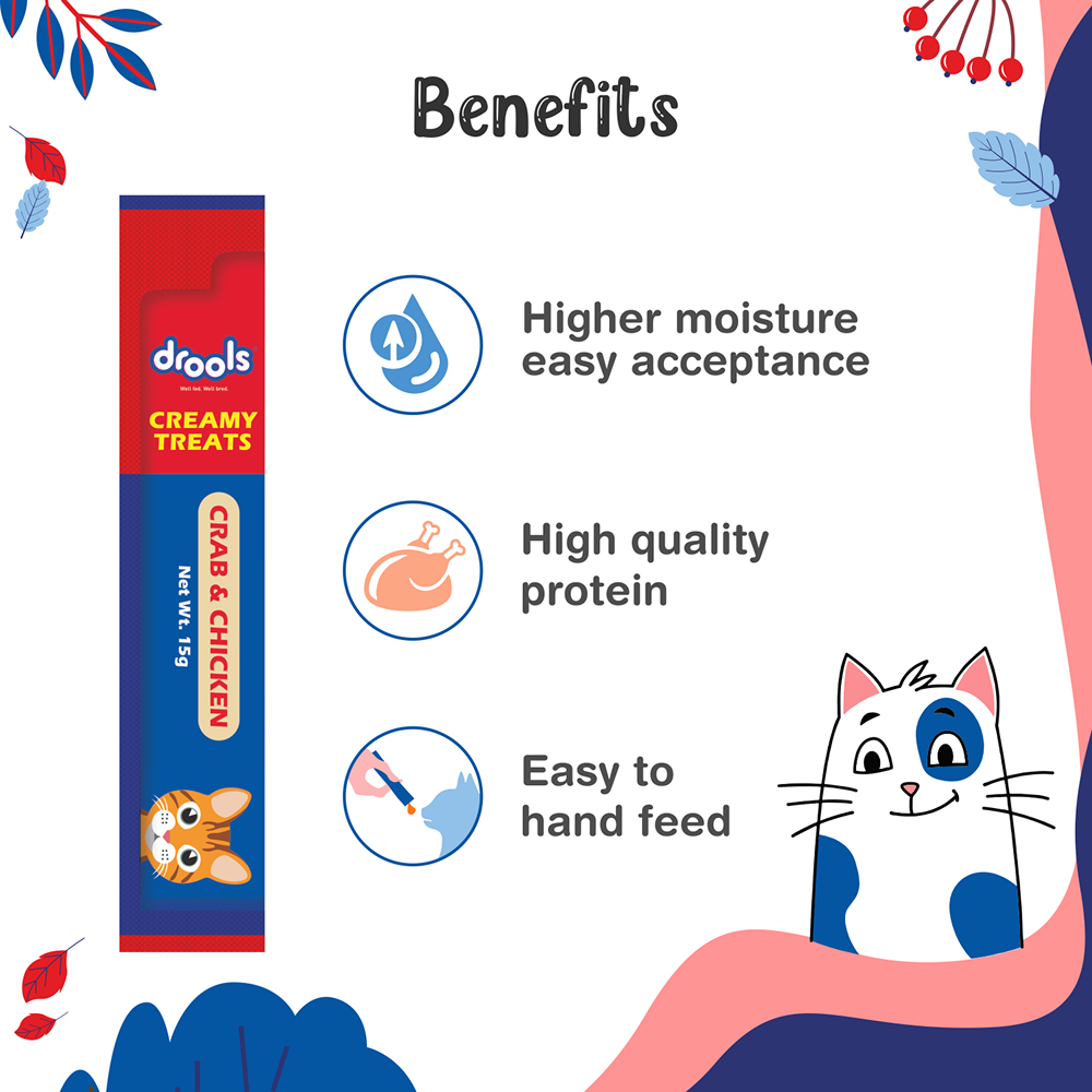 Drools Crab & Chicken Creamy Cat Treats image 2