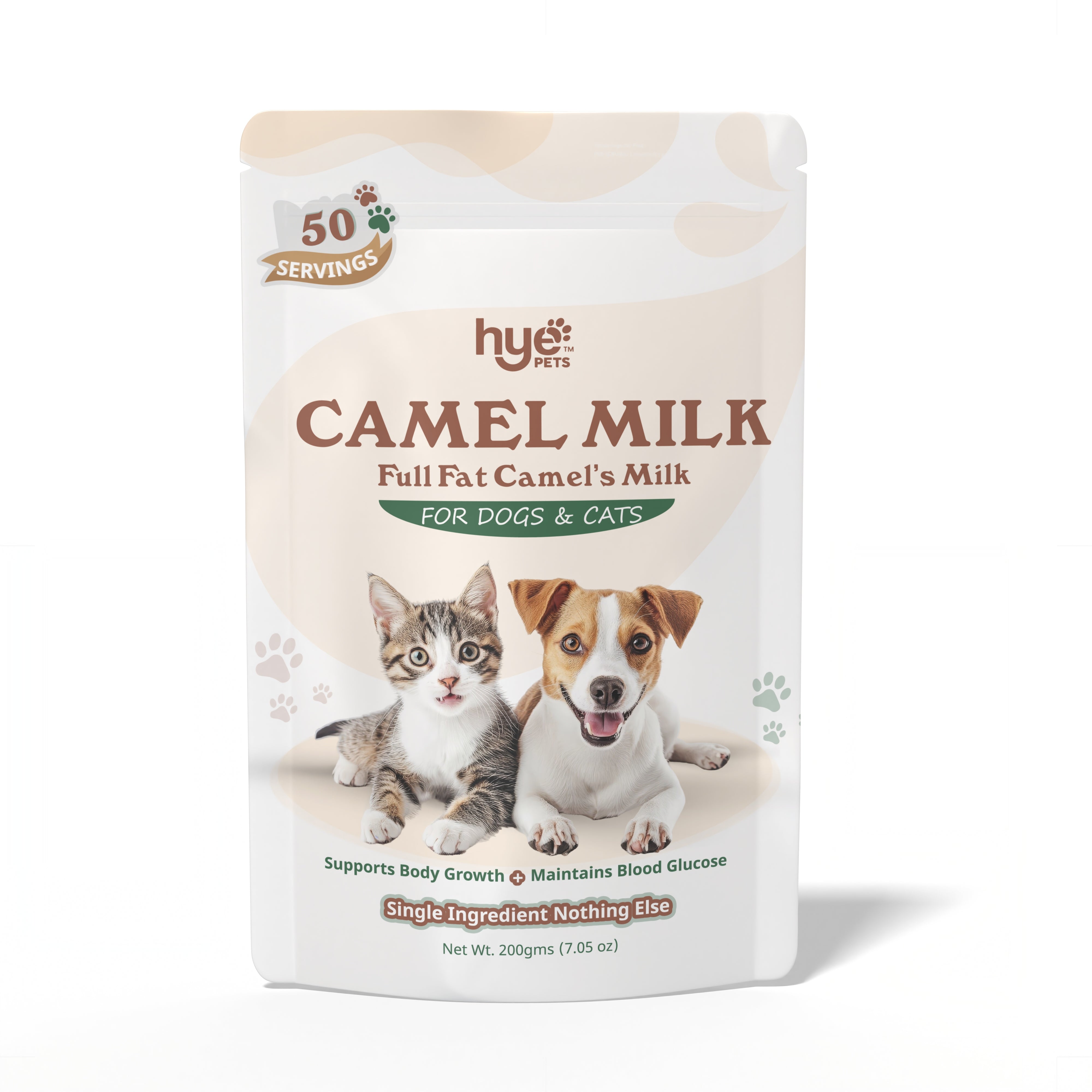 HYE Pets Nutrient Rich Full Fat Camel Milk Powder for Dogs and Cats